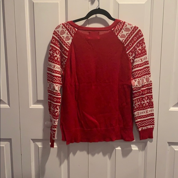 Red Justice Christmas Sweater - Picture 2 of 2